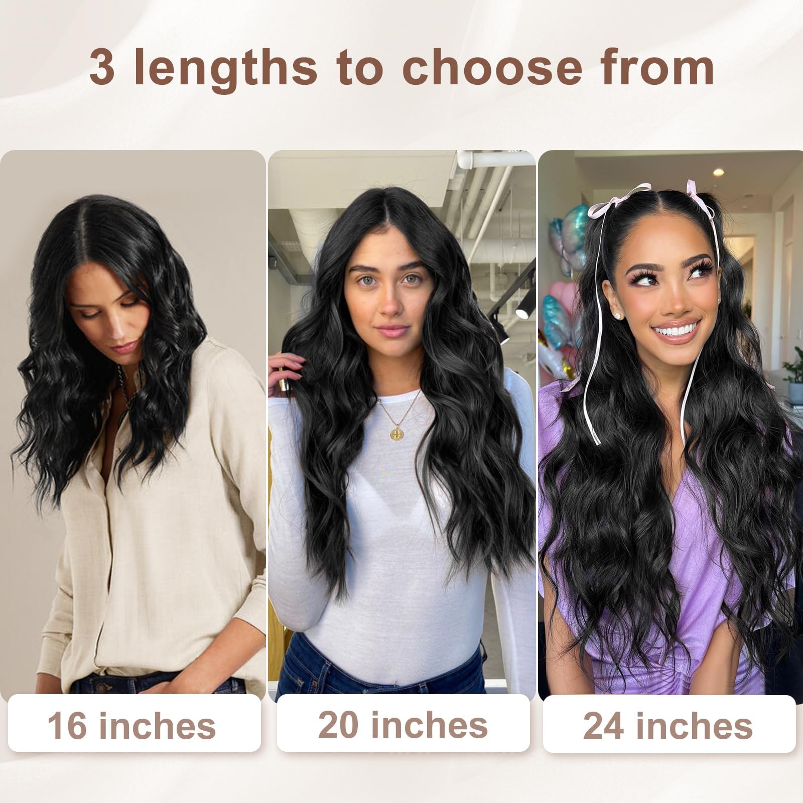ALXNAN packaged extensions ready-to-wear for easy styling