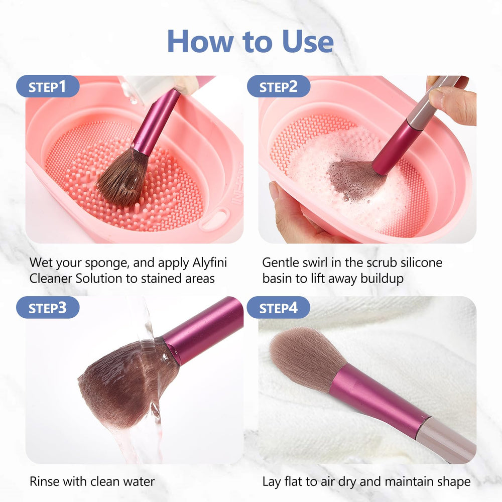 Alyfini gift ready makeup cleaner set suitable for beauty lovers.