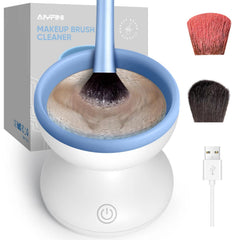 Alyfini makeup brush cleaner front view for easy at-home cleaning