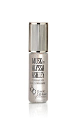 Alyssa Ashley Musk perfume oil pulse point application — ideal for romantic wear.