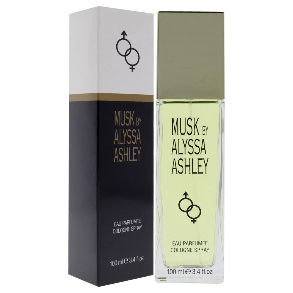 Alyssa Ashley Musk warm base notes evoke lasting allure with iris and vanilla.