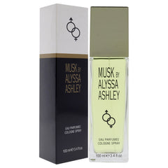 Alyssa Ashley Musk warm base notes evoke lasting allure with iris and vanilla.