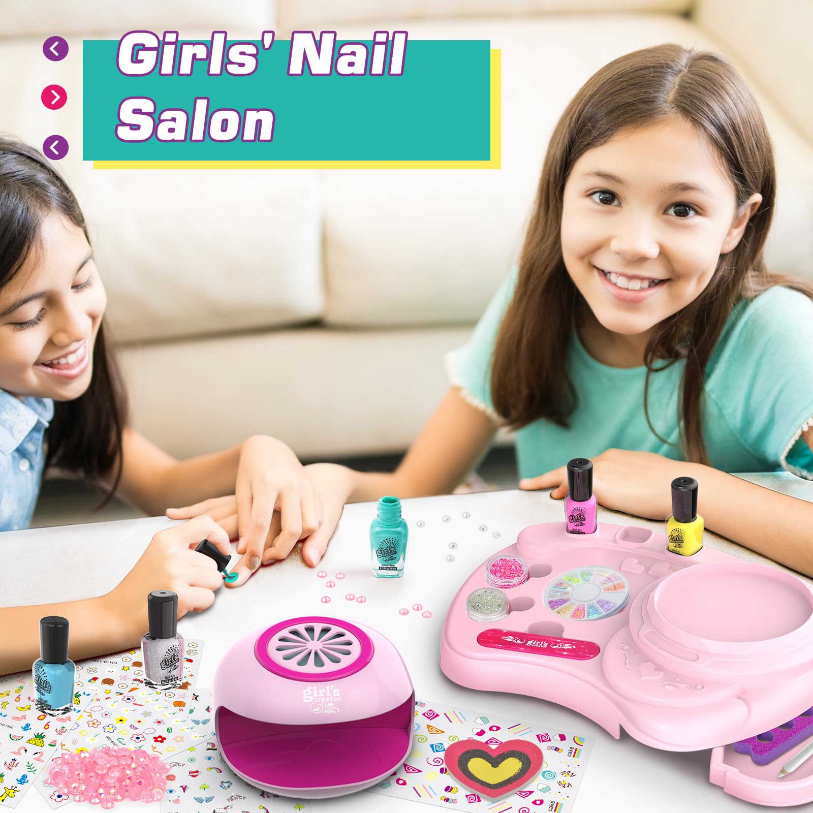 Amagoing 3D nail decorations enable unique styles with limitless creativity.