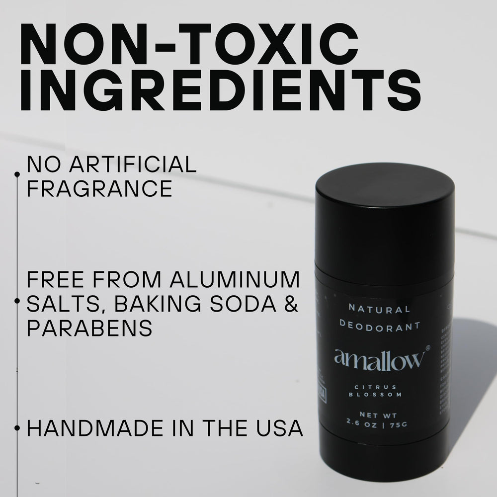 Amallow front packaging highlights handcrafted USA quality.