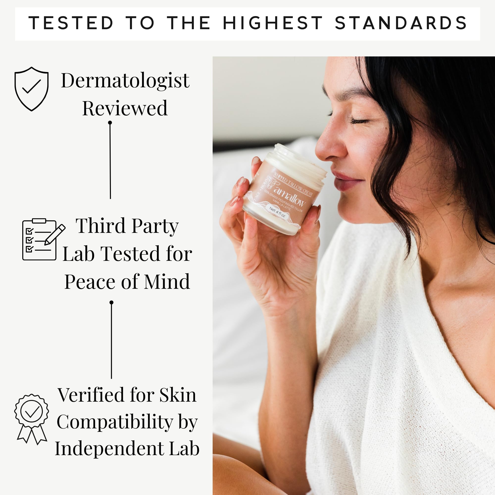 Amallow organic essential oils blend hints at soothing vanilla latte aroma.