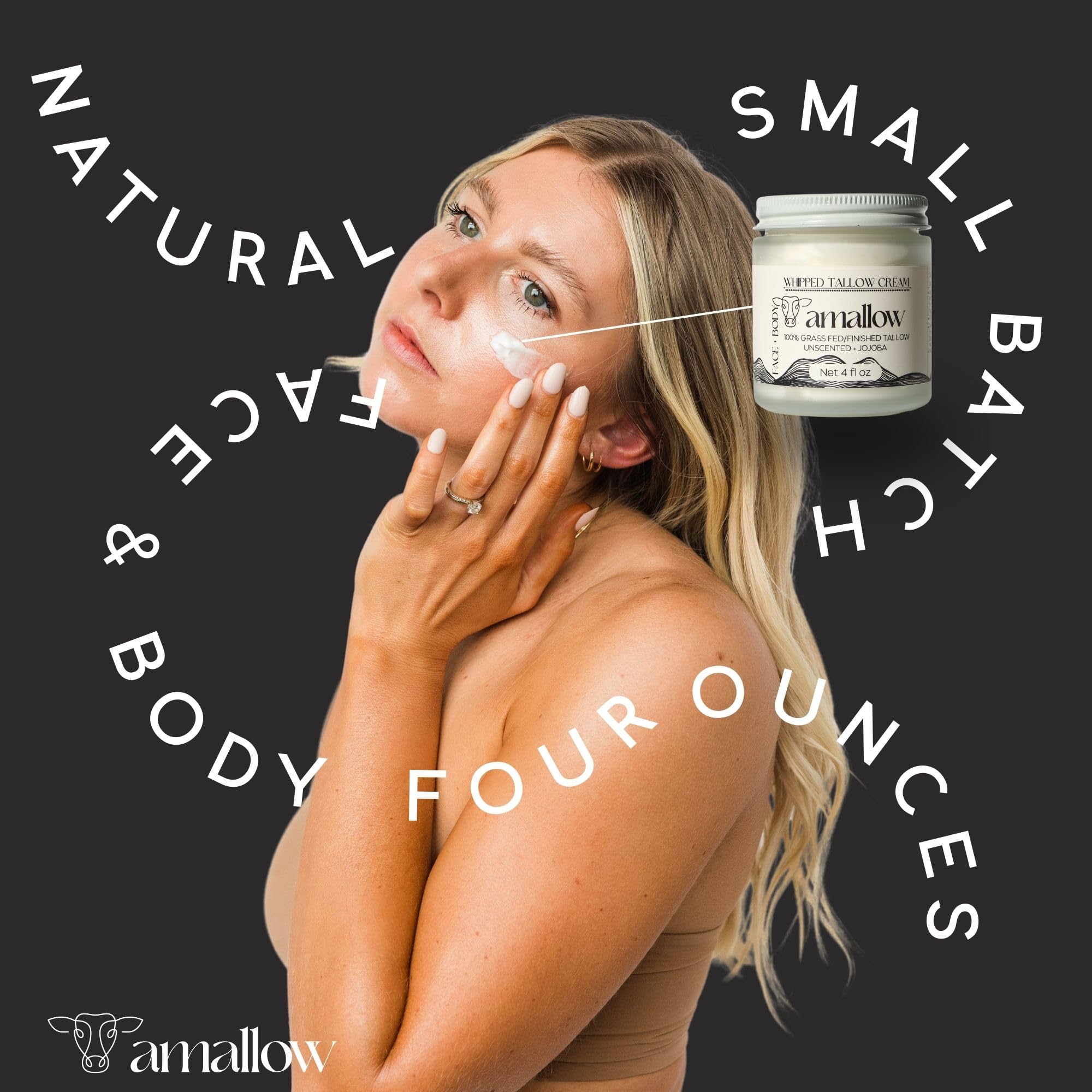 Amallow sensitive skin soothing application on irritated area.