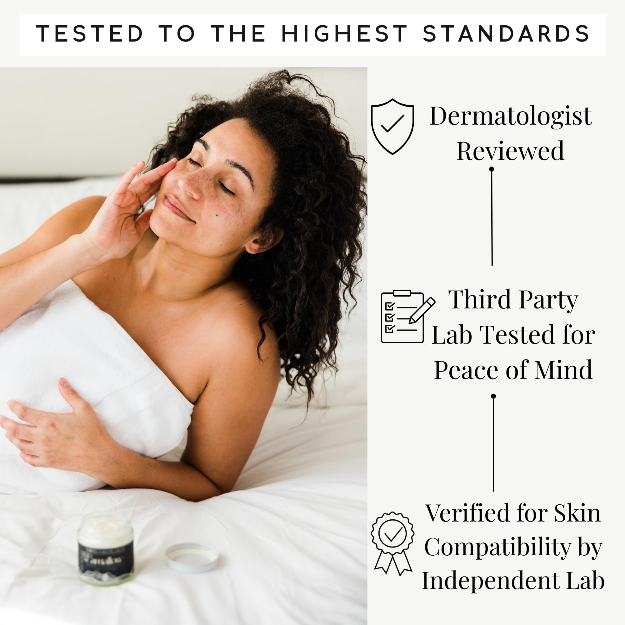 Amallow sensitive skin soothing application promotes calm, gentle moisture.