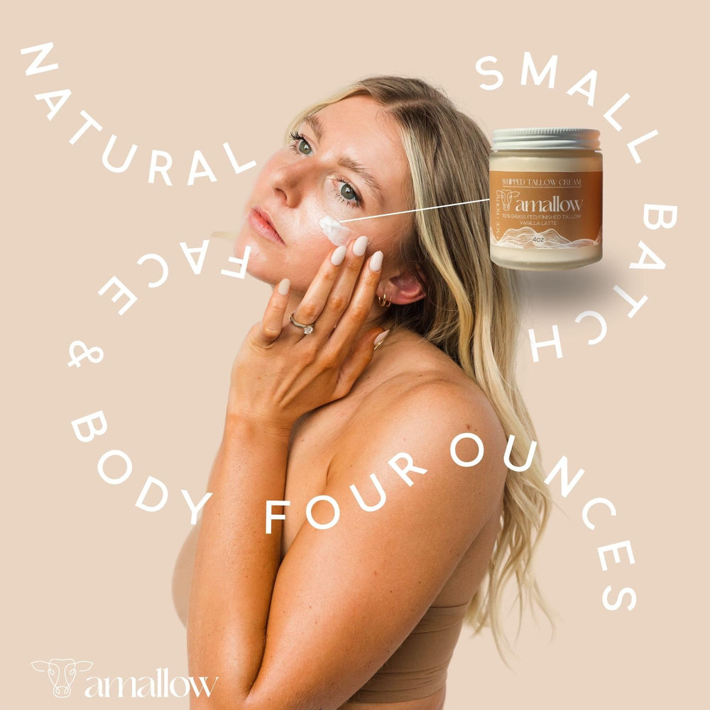 Amallow Vanilla Latte fragrance closeup underlines comforting, natural scent for daily use.