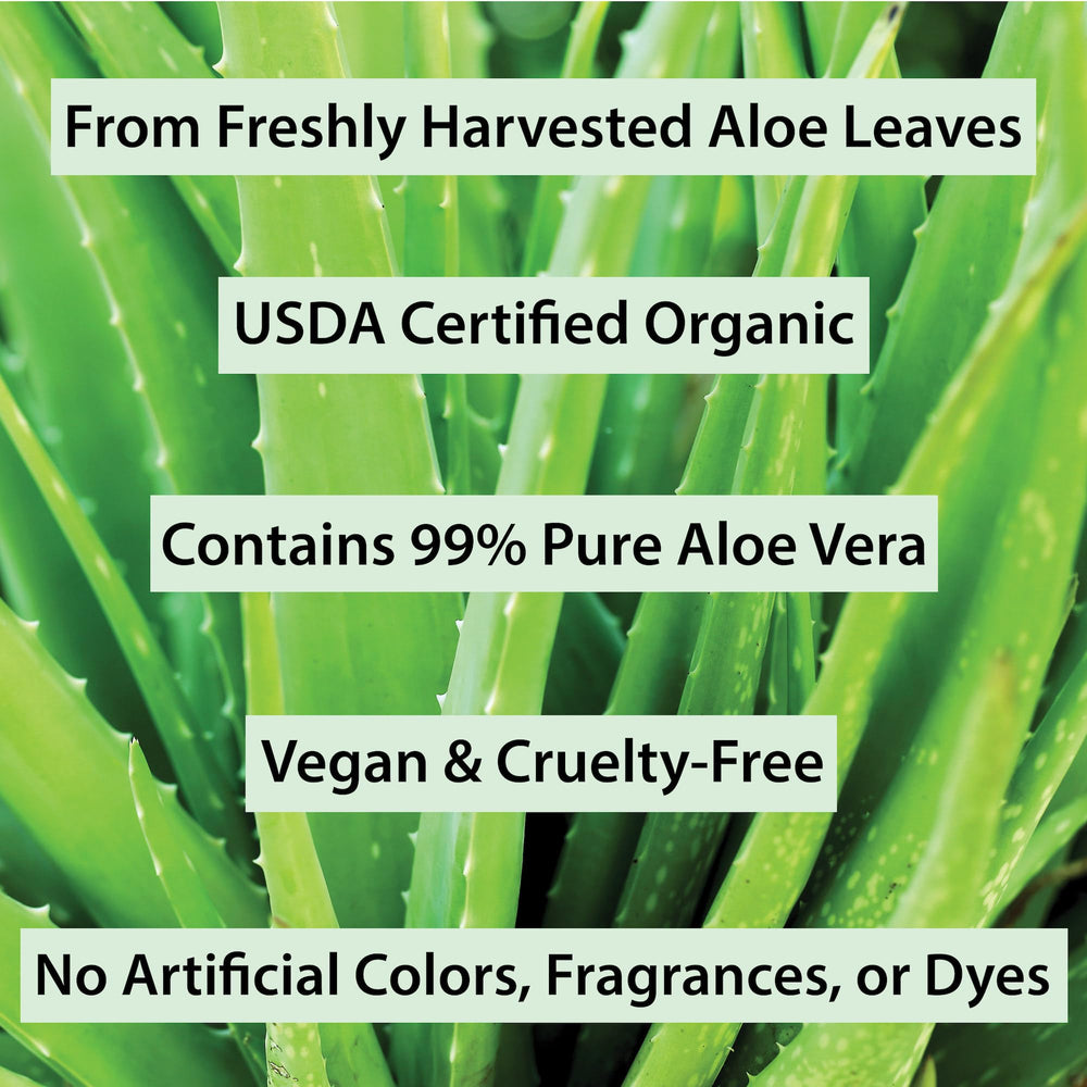 Amara Beauty Aloe Vera Gel used as hair gel for smoother, shinier hair.