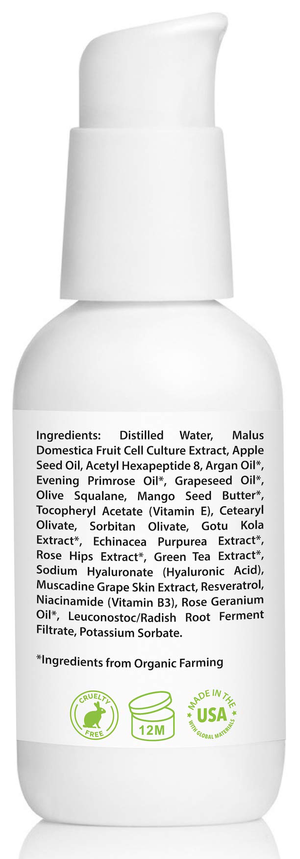 Amara Beauty anti-aging cream packaging front highlights premium vegan formula.