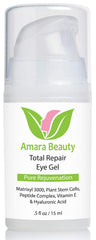 Amara Beauty Eye Cream Gel application tip: easy, gentle under-eye use.
