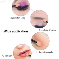 Amariver 200-pack disposable brushes close-up highlight hygienic ready-to-use makeup supplies