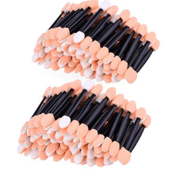 Amariver disposable eyeshadow brush sponge-tipped oval close-up for smooth, hygienic makeup application