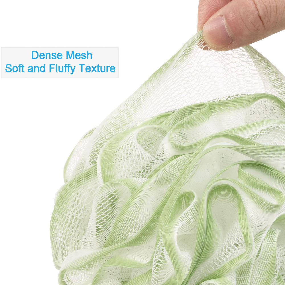 AmazerBath loofah sponge color varieties to match bathroom decor