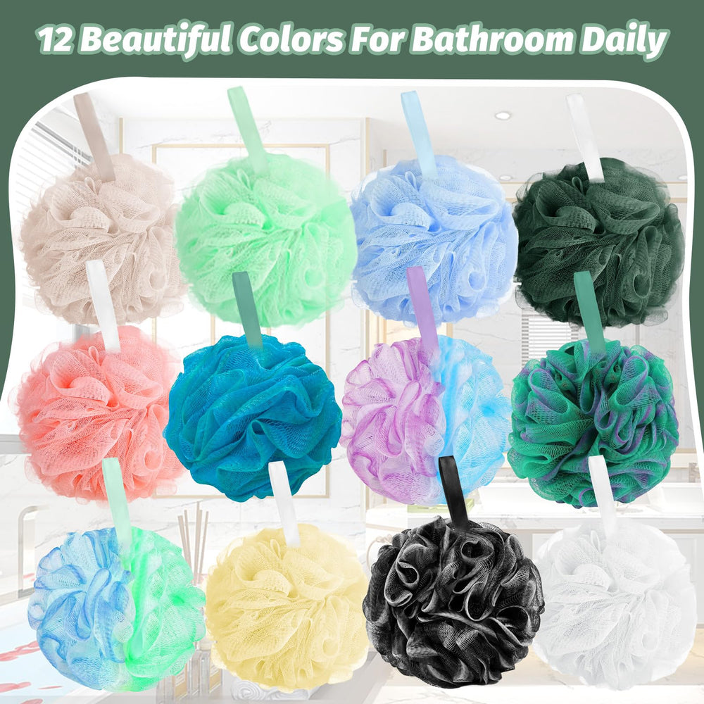 Amazerbst loofah colorful-shower-loofah adds color and rich lather