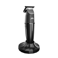 Amazon Series Onyx trimmer at charging dock demonstrates cordless grooming convenience.