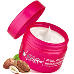 Amazonliss hair treatment mask bondox box close-up showing potential shine boost