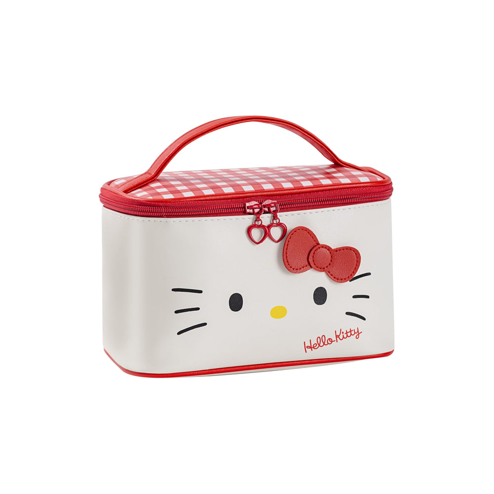 AmBealla waterproof makeup bag front view showing durable PU fabric for daily use.