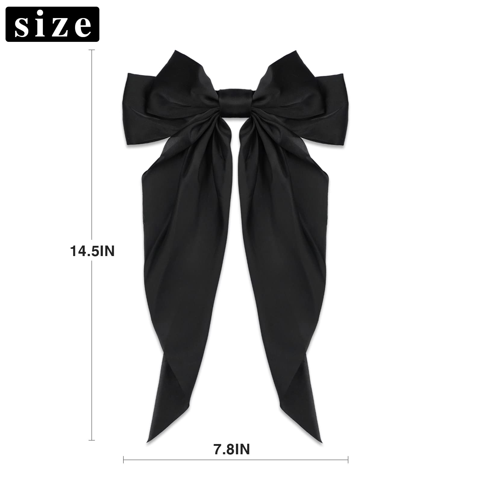 Ambesi Big Bow Hair Clip two-piece set gift-ready presentation for loved ones.