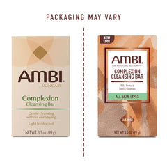 Ambi Complexion Cleansing Bar lather closeup highlights refreshing scent and gentle purification for clean skin