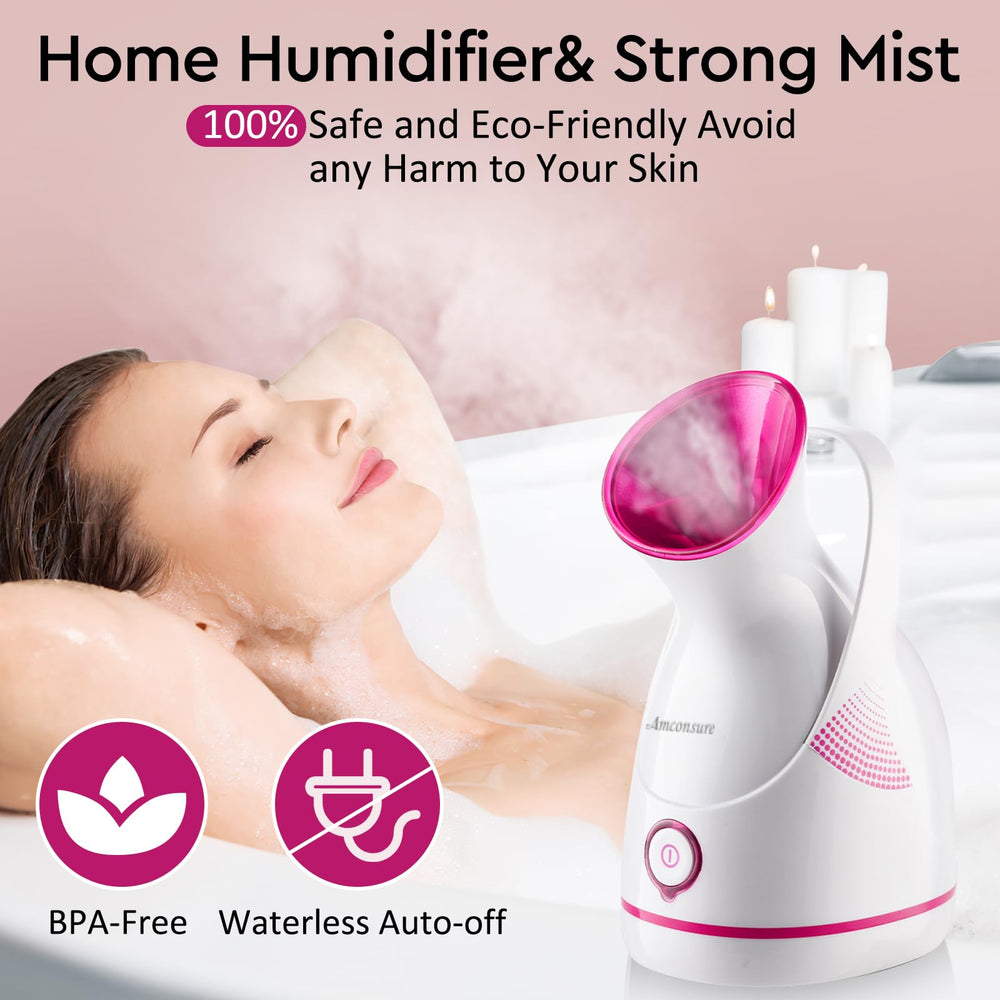 Amconsure bonus skin kit included with steamer for pore care