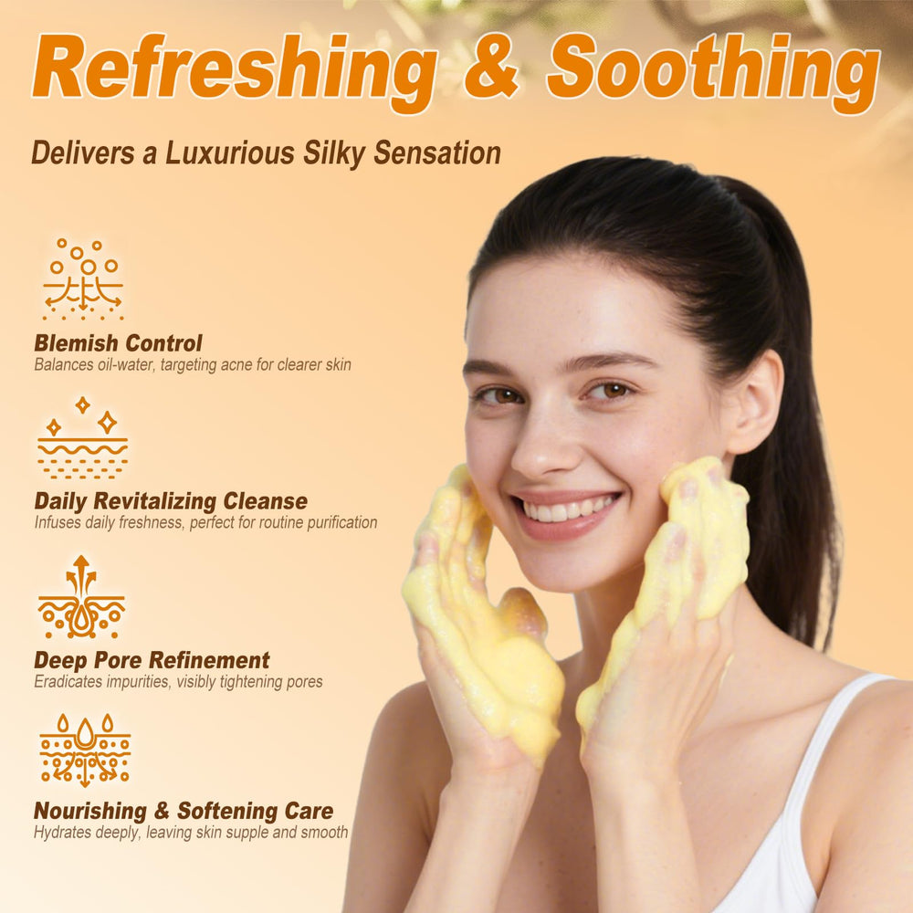 Amdele Turmeric face oil bottle supports brightening and daily hydration