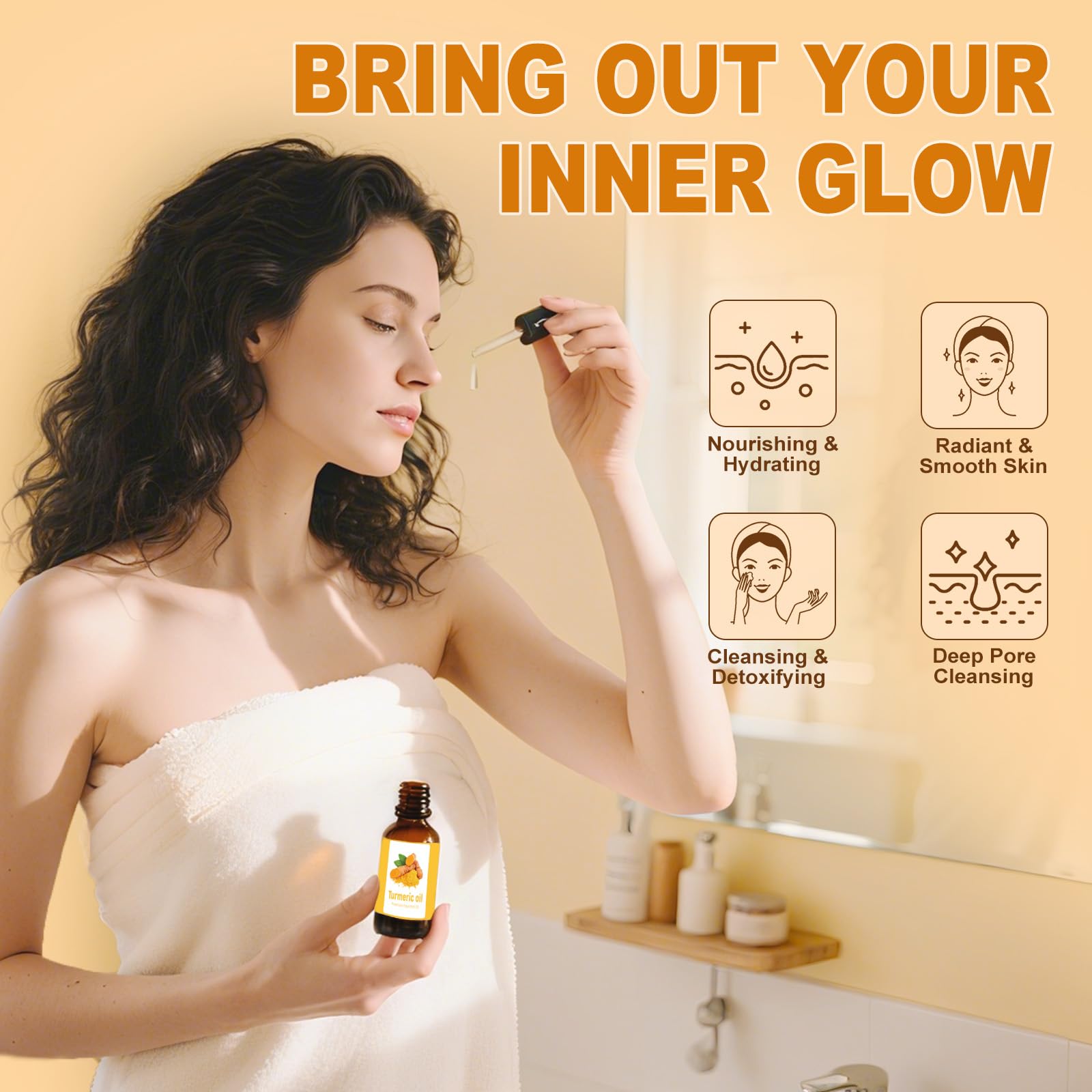 Amdele Turmeric Wash & Care set collection showcases complete natural routine