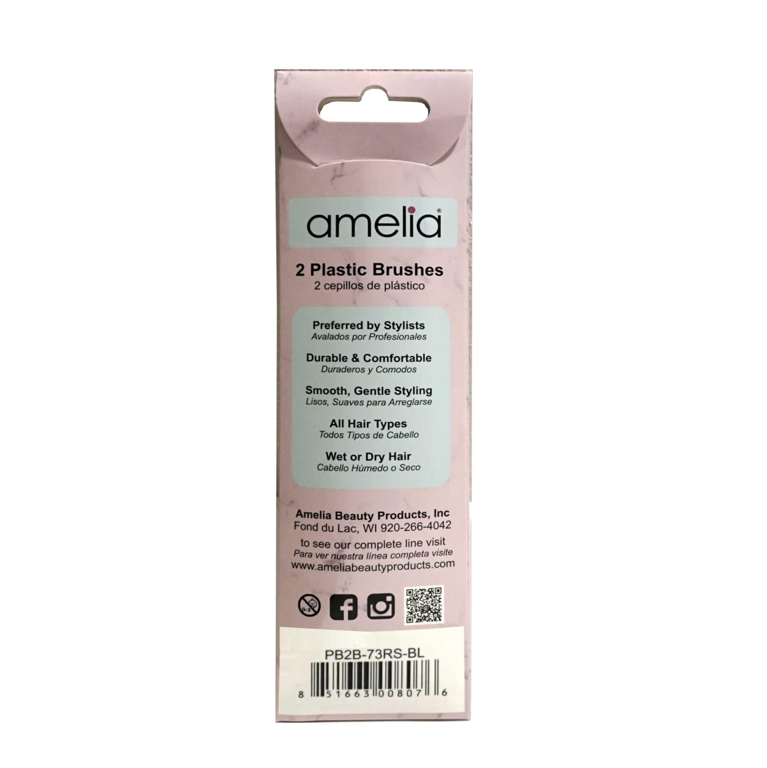 Amelia Beauty Black 3 Row Styler Comb demonstrates durable construction