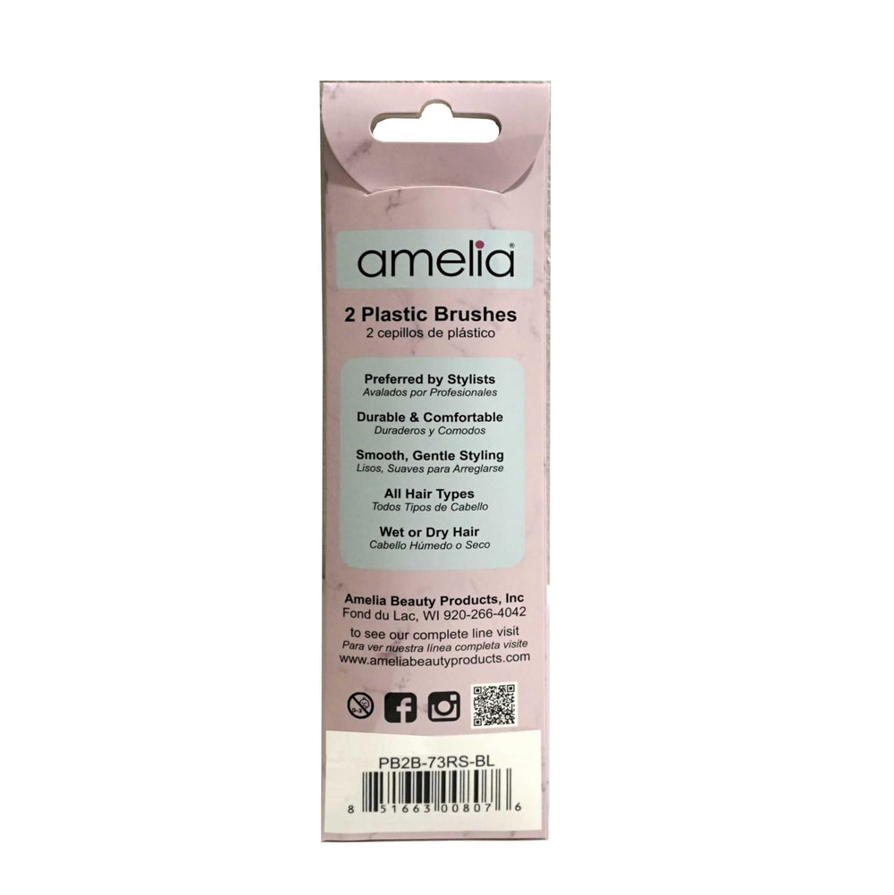 Amelia Beauty Black 3 Row Styler Comb demonstrates durable construction
