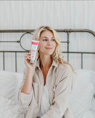 American Biotech Labs Hyaluronic Acid infusion skin-care image focusing on smoothness and plumpness.