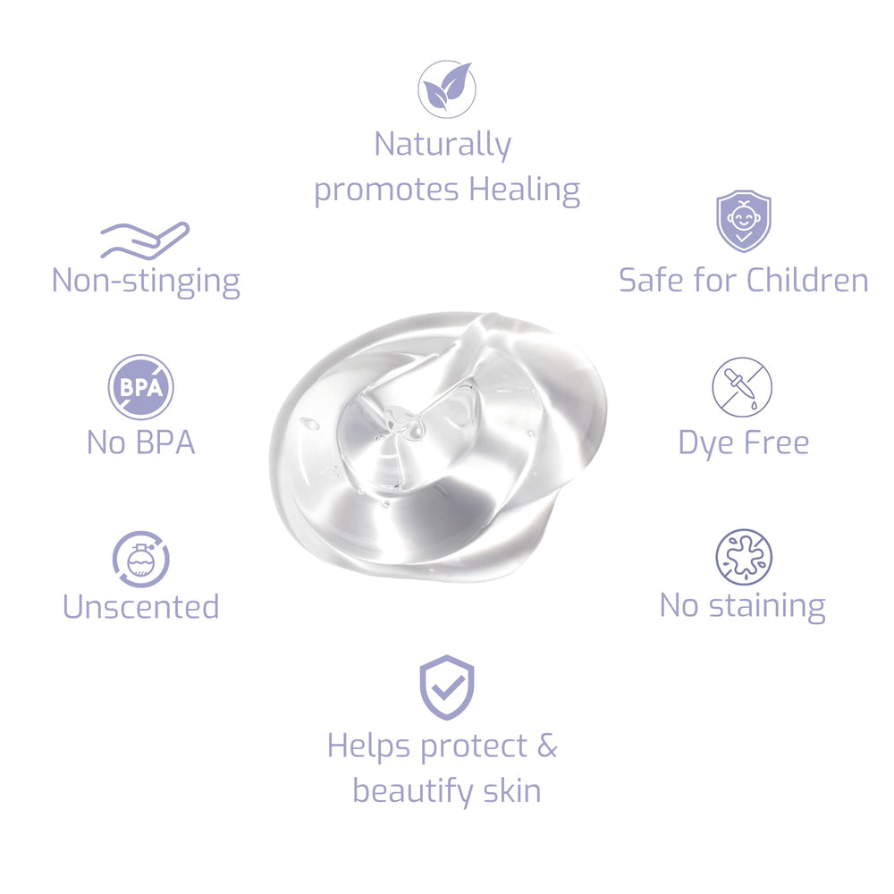American Biotech Labs Silver Biotics wound gel provides a protective layer for skin during healing.