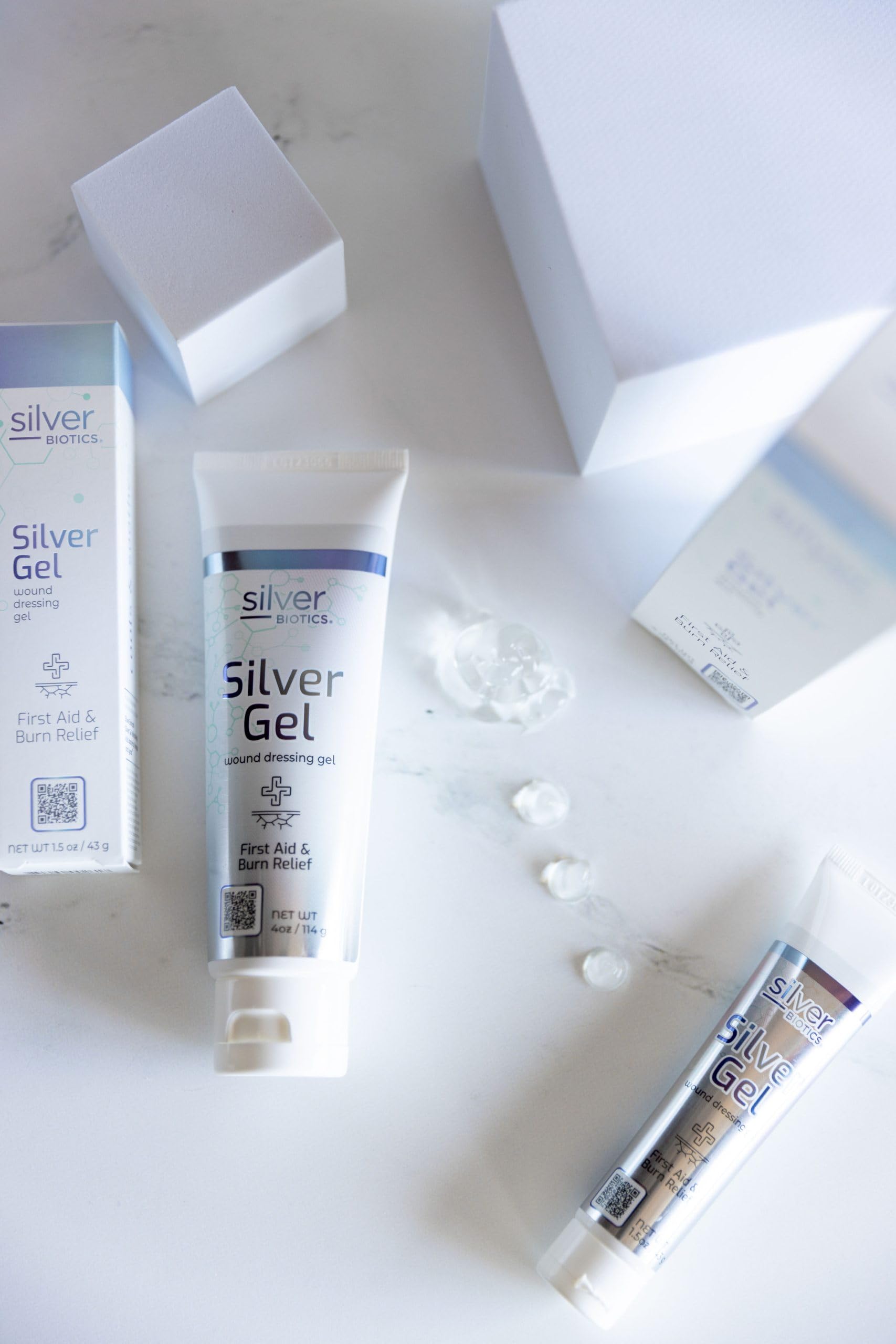 American Biotech Labs Silver Biotics wound gel moisture care emphasizes an optimal healing environment.