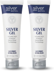 American Biotech Labs SilverBiotics packaging with two-tube set for convenient at-home skin care