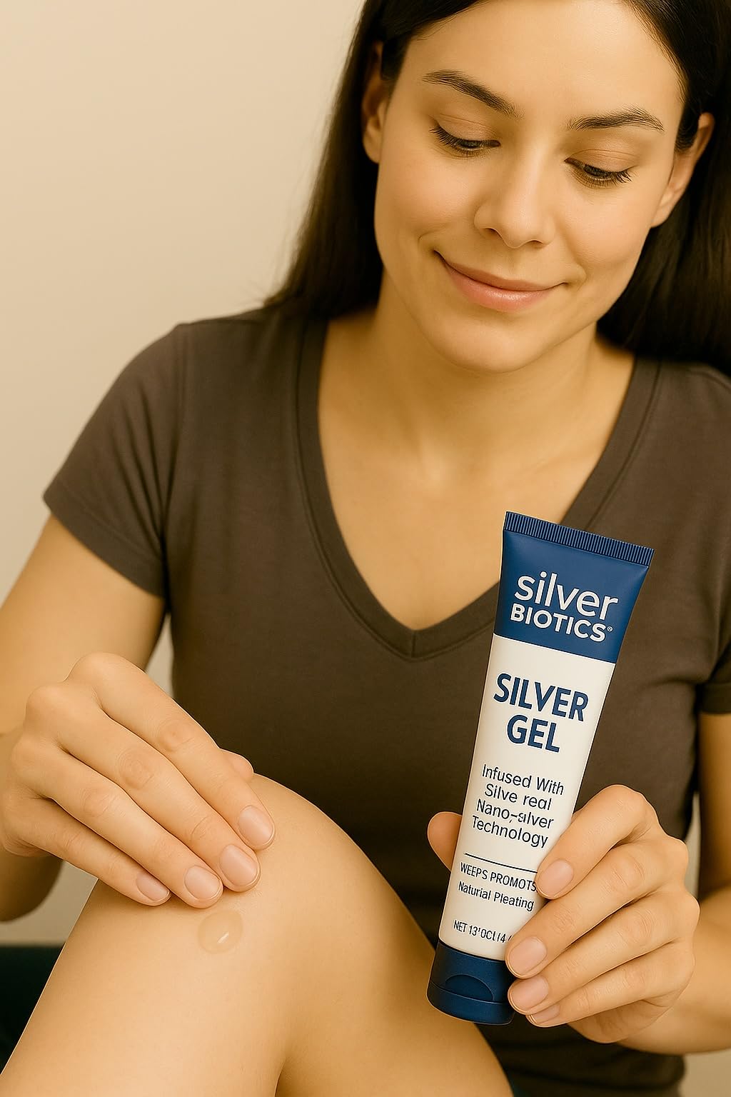 American Biotech Labs SilverBiotics light gel texture for fast absorption