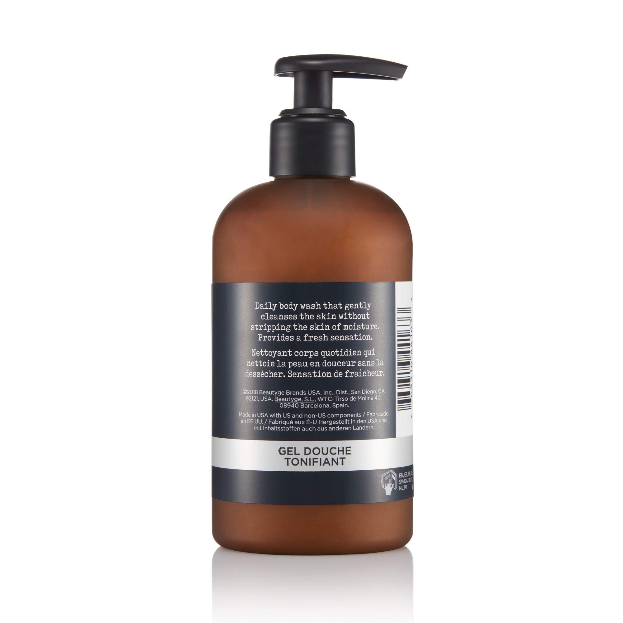 American Crew Acumen Cranberry Body Wash foamy lather demonstrates refreshing cleansing sensation.