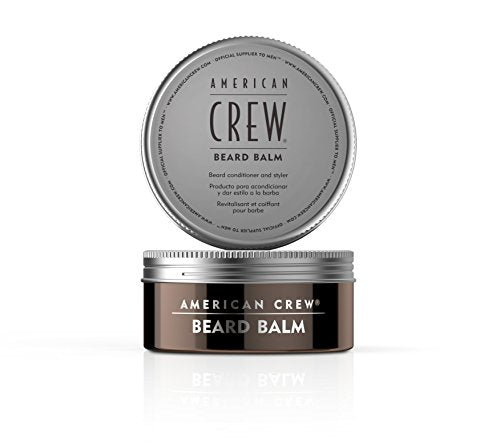 American Crew Beard Balm shea butter detail suggests soothing, manageable beard feel.