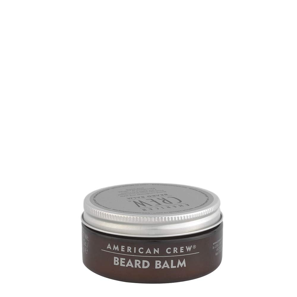 American Crew Beard Balm styled beard displays natural finish and controlled shape.