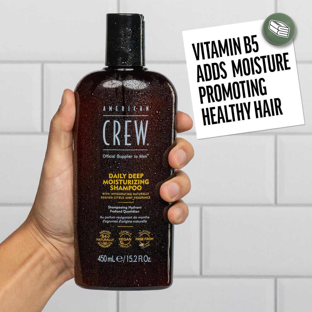 American Crew Citrus Mint fragrance evokes an energizing scent in the shower.