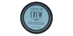 American Crew Classic Fiber jar close-up showing matte finish and strong hold.