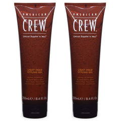 American Crew Classic Light Hold Gel bottle showing flexible shine and light hold.