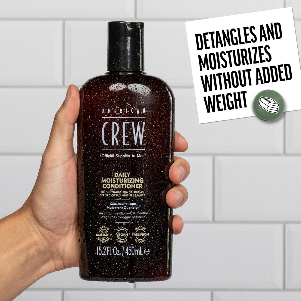 American Crew Citrus Mint fragrance enhances grooming routine.