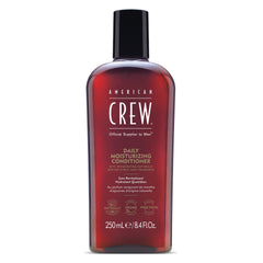American Crew daily moisturizing conditioner bottle delivers soft, manageable hair.
