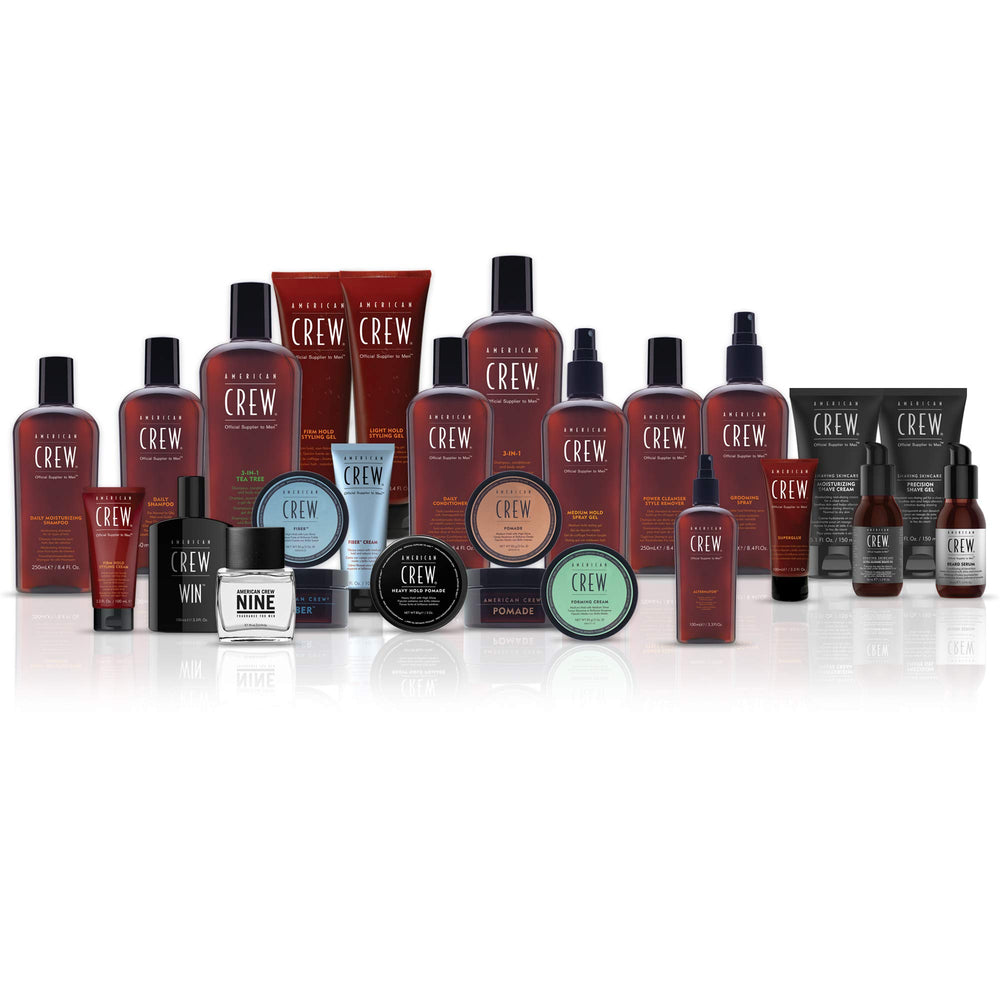 American Crew Daily Moisturizing Shampoo packaging highlighting value and volume