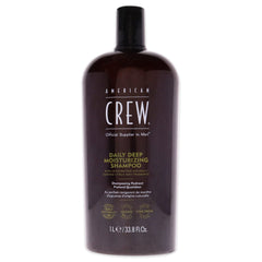 American Crew Daily Moisturizing Shampoo pour showing easy lather