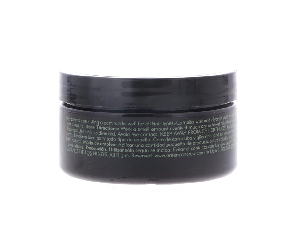 American Crew Forming Cream texture with medium shine for natural finish.
