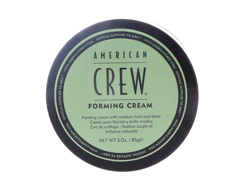 American Crew Forming Cream two-pack front view shows pliable hold for textured styles.