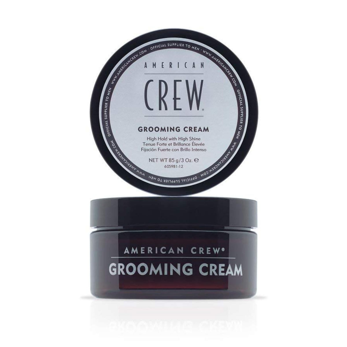 American Crew Grooming Cream old version jar with high hold for polished styles