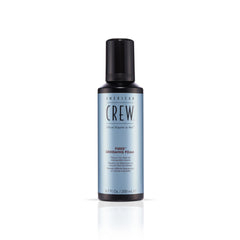 American Crew Hair Fiber Grooming Foam bottle front shows medium-hold formula for everyday style