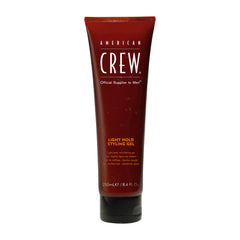 American Crew Hair Gel tube dispense shows a lightweight formula for natural hold.