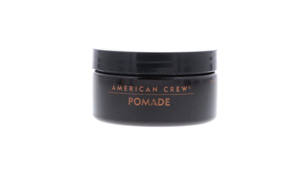American Crew Pomade pack-2 back view highlights compact packaging